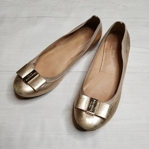 COPY - Kate Spade Rose Gold Bow Flats size 8.5